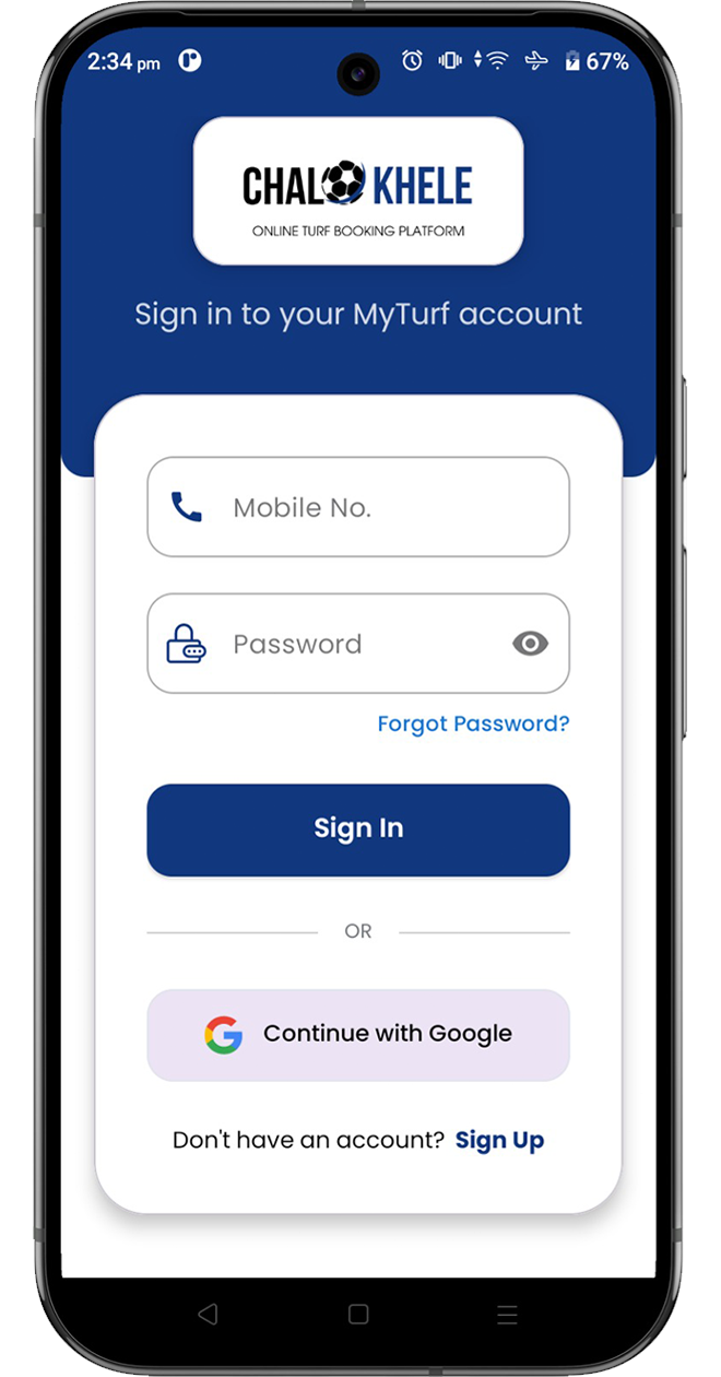 Login Screenshot